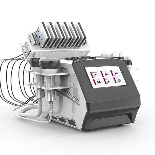 Equipo Multifunción (Cavitacion,Lipolaser,Vacum,Radiofrecuencia y martillo)