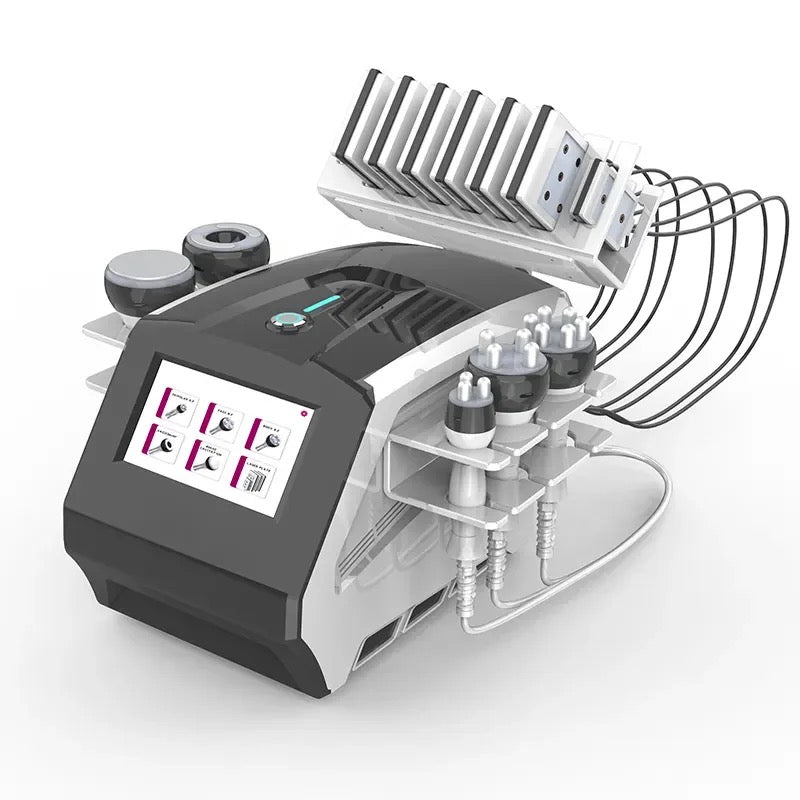 Equipo Multifunción (Cavitacion,Lipolaser,Vacum,Radiofrecuencia y martillo)