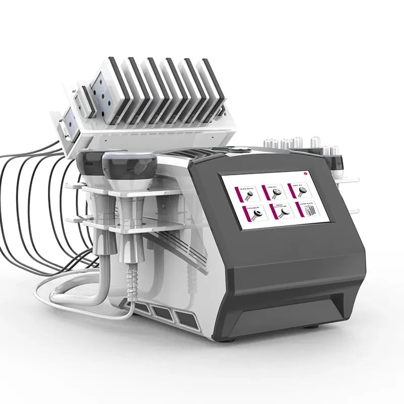 Equipo Multifunción (Cavitacion,Lipolaser,Vacum,Radiofrecuencia y martillo)
